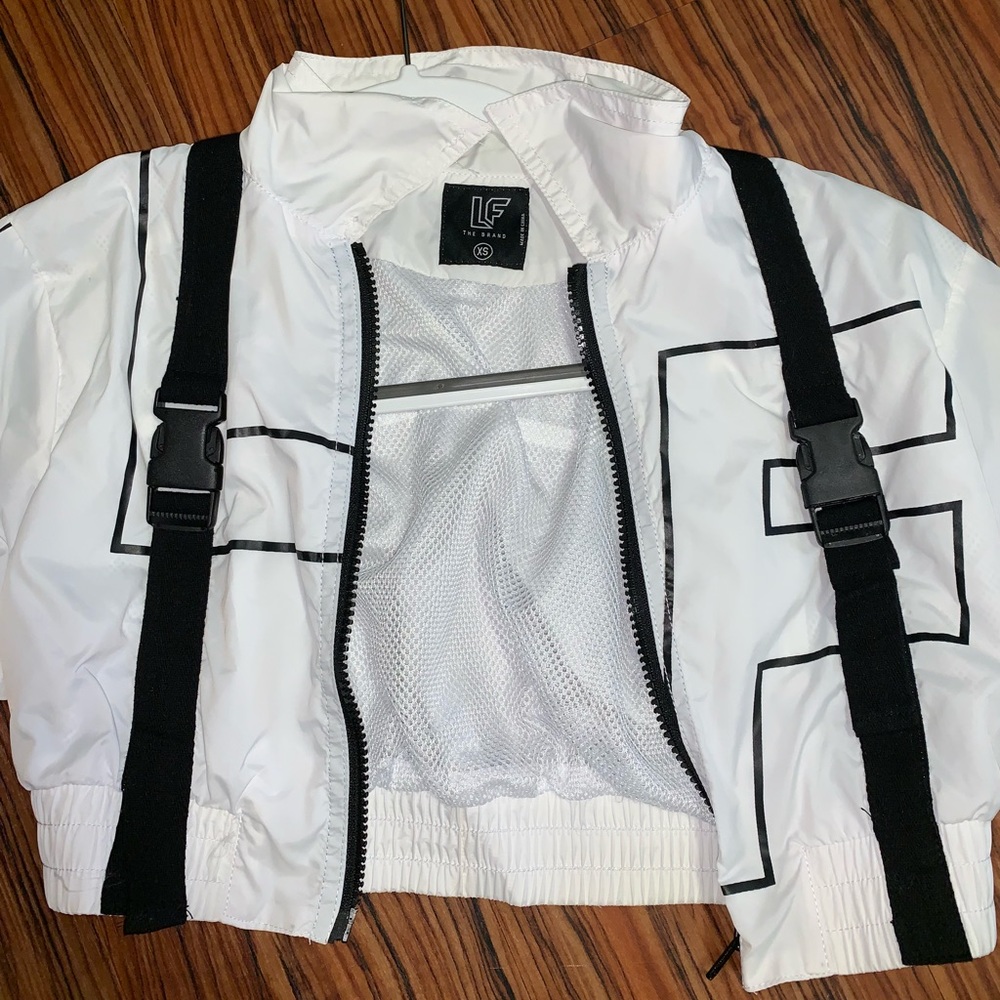 White cropped LF jacket